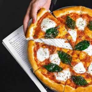 Classic margherita pizza