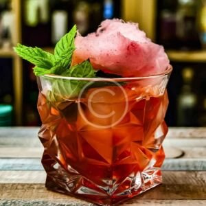 Cotton candy cocktail