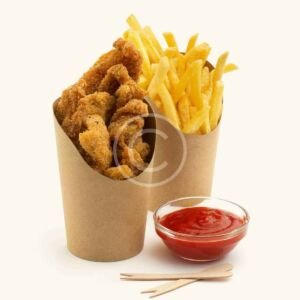 Crispy chicken & fries
