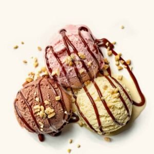 Triple scoop sundae